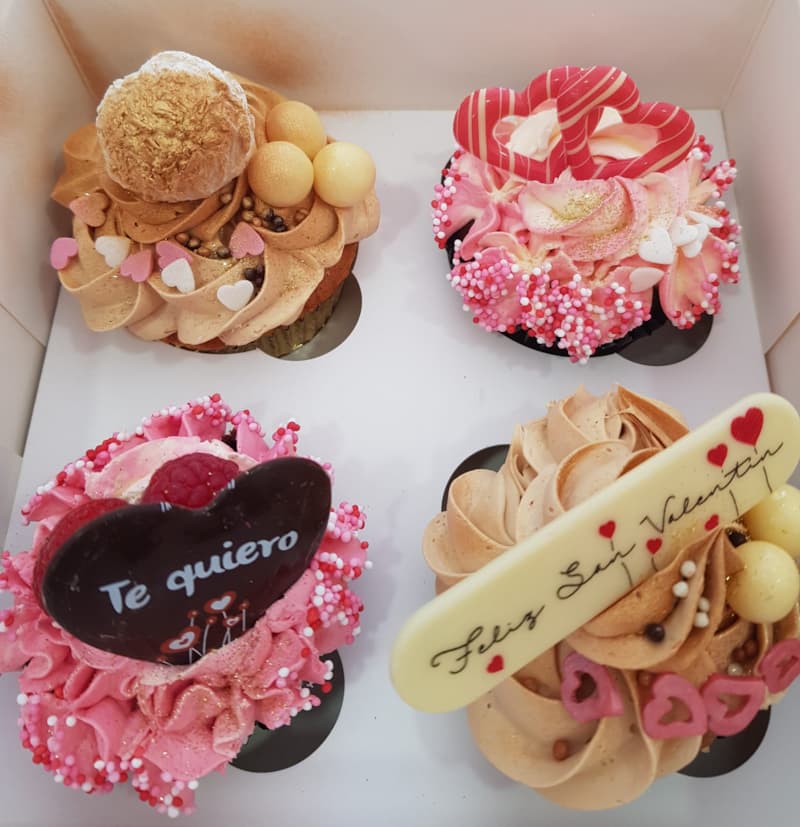 los mejores cupcakes de Valencia para San Valentín